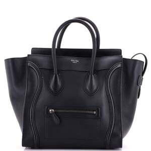 Celine Luggage Bag Grainy Leather Mini #249583C12B